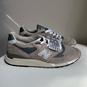 New Balance 998 Made In USA “Grey/Silver” Sneakers Size 11.5 NWOB